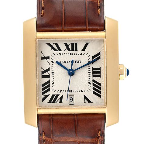 cartier tank gold man|cartier gold tank francaise.